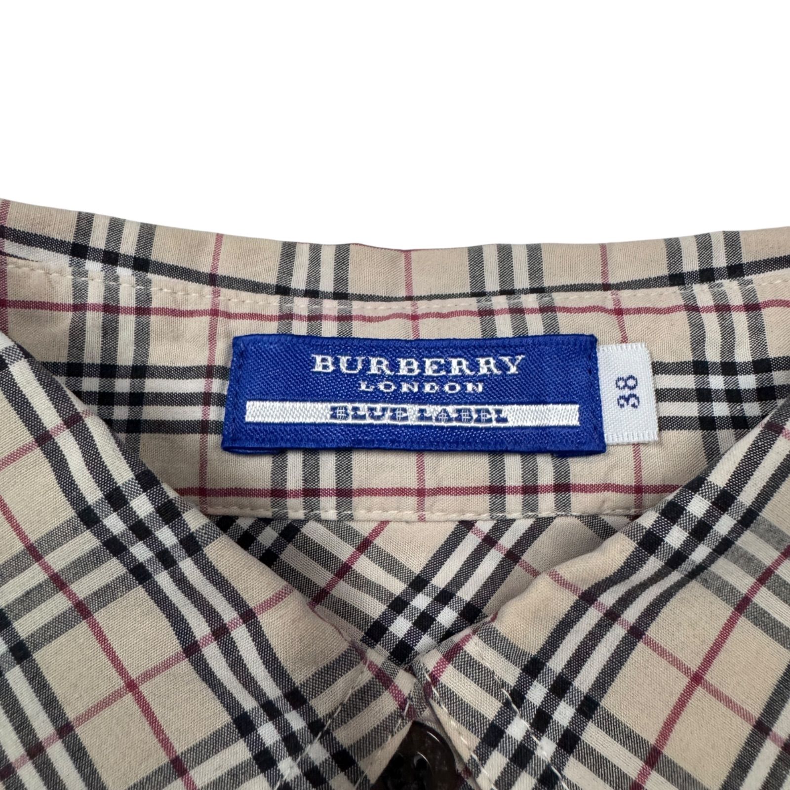 美品 BURBERRY BLUE LABEL バーバリーブルーレーベル ノバチェック 