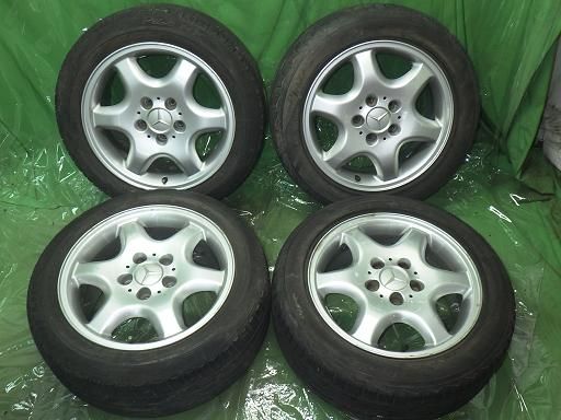 【中古】MICHELIN W202純正 16インチ ミシュラン/ブリヂストン
