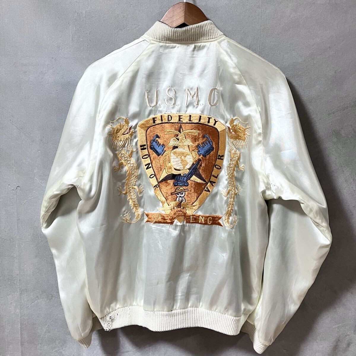 レア柄‼︎テーラー東洋TAILARベトジャンTT11511ベトナムジャンパー 白 レア柄‼︎テーラー東洋TAILARベトジャンTT11511ベトナムジャンパー 白