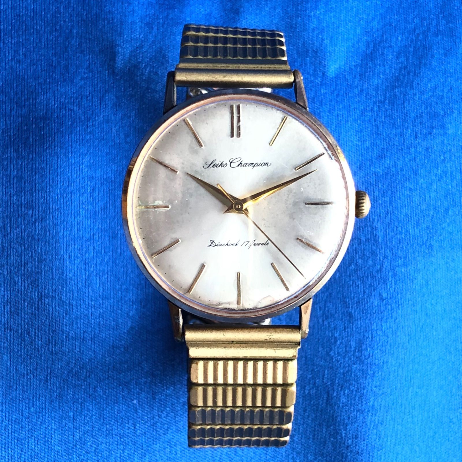 Seiko Champion 手巻き時計 ゴールド/ブラック セイコー チャンピオン 