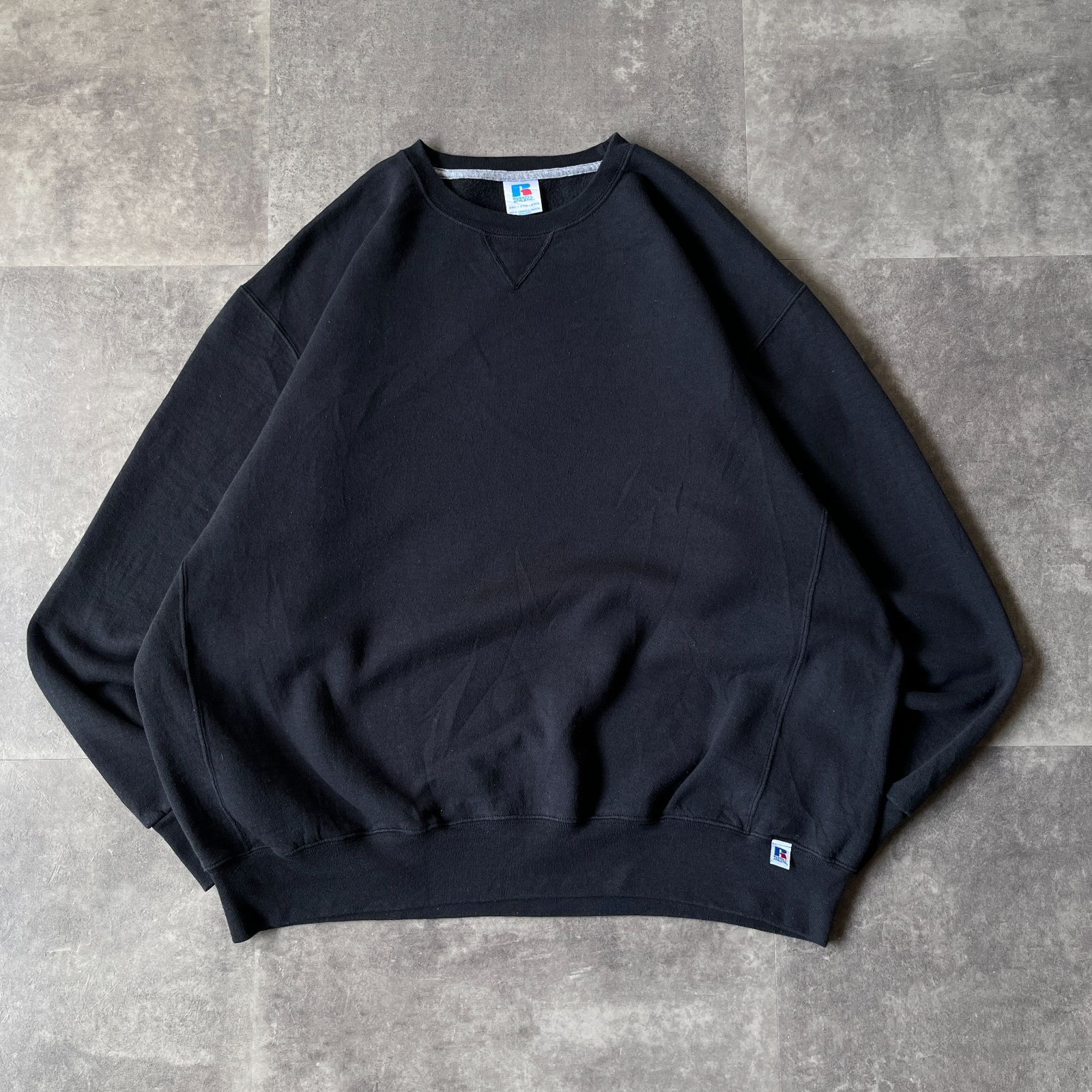00s RUSSELL ATHLETIC 無地スウェット 黒 3XL A399 ガゼット - メルカリ