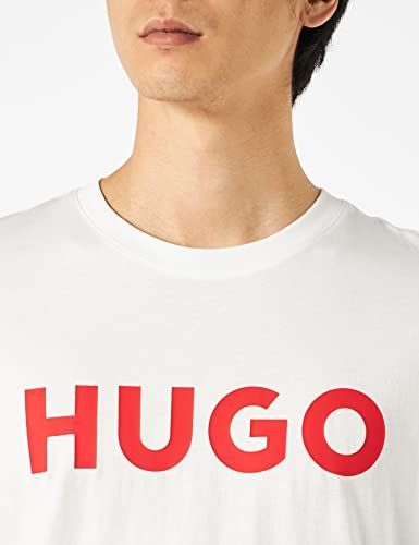 ホワイト_L [HUGO] [ヒューゴ] コントラストロゴ レギュラーフィット