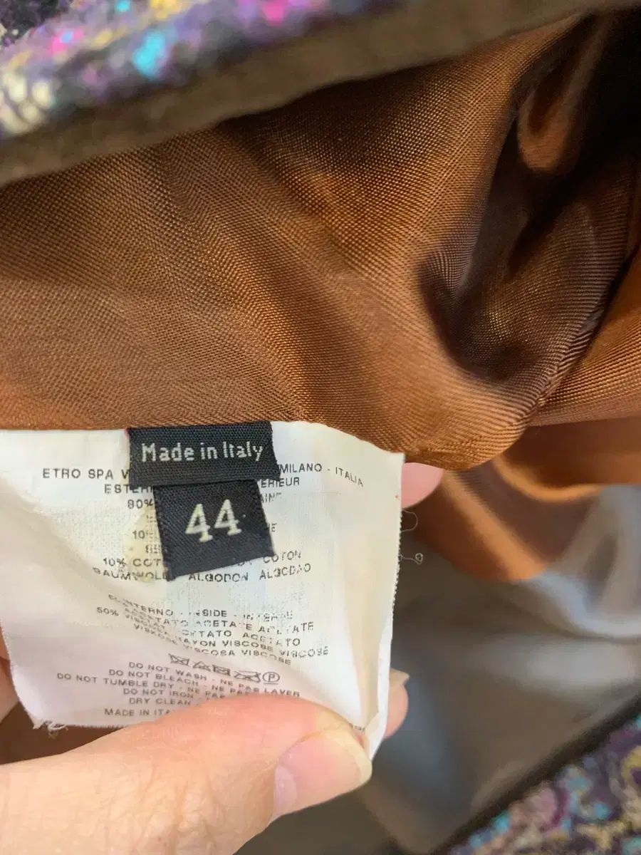 ETRO エトロ ペイズリー パターン 紫 ウール コート 77 88 SIROKUMA-CORPORATION_COM