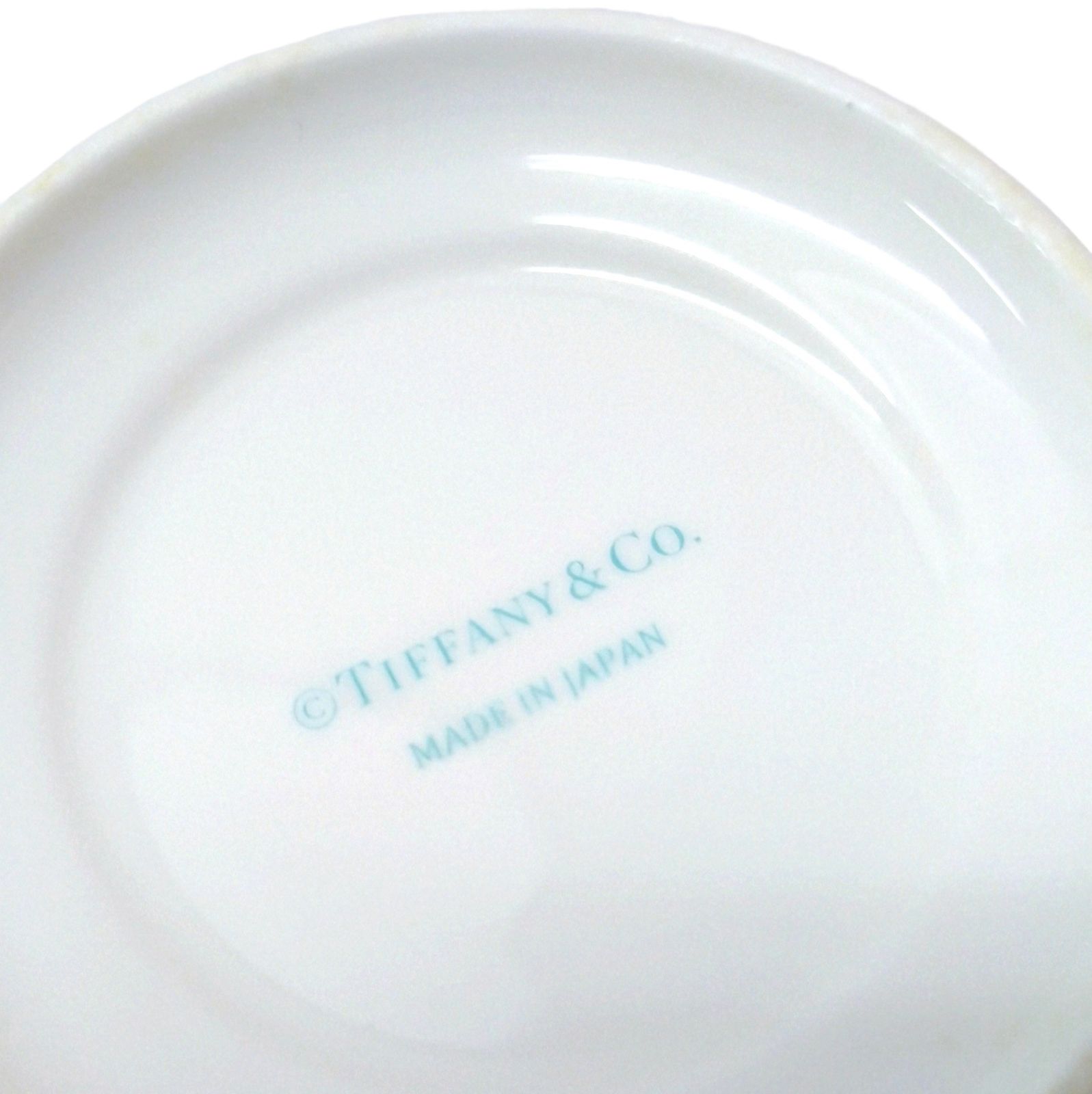  Tiffany ティファニー プラチナブルーバンド マグカップ ペア 箱 M 301 マグカップ コーヒー ティーカップ