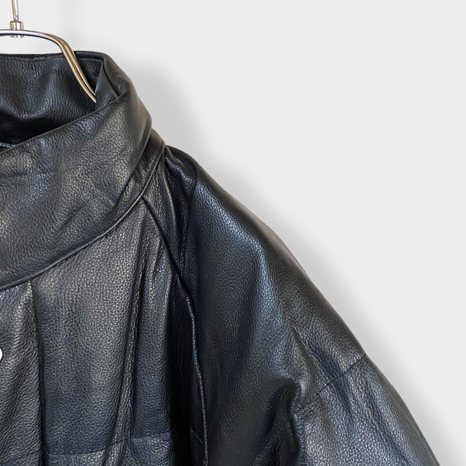 ジャケット・アウター【最終激安価格】新品　BOLINI イタリア　ミラノ　革ジャン　ダウンジャケット