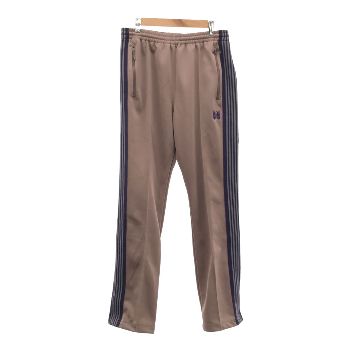 Needles ニードルズ 22AW Narrow Track Pant POLY SMOOTH 刺繍