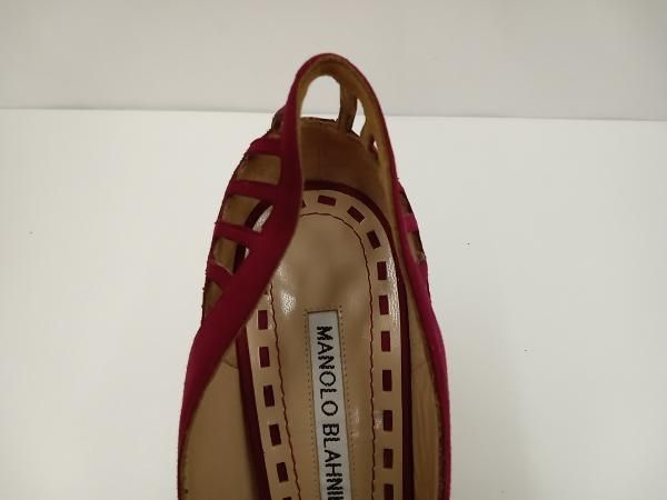 ［未使用］MANOLO BLAHNIK マノロブラニク スエード パンプス MANOLO BLAHNIK マノロ ブラニク スエードパンプス イタリア製 サイズ