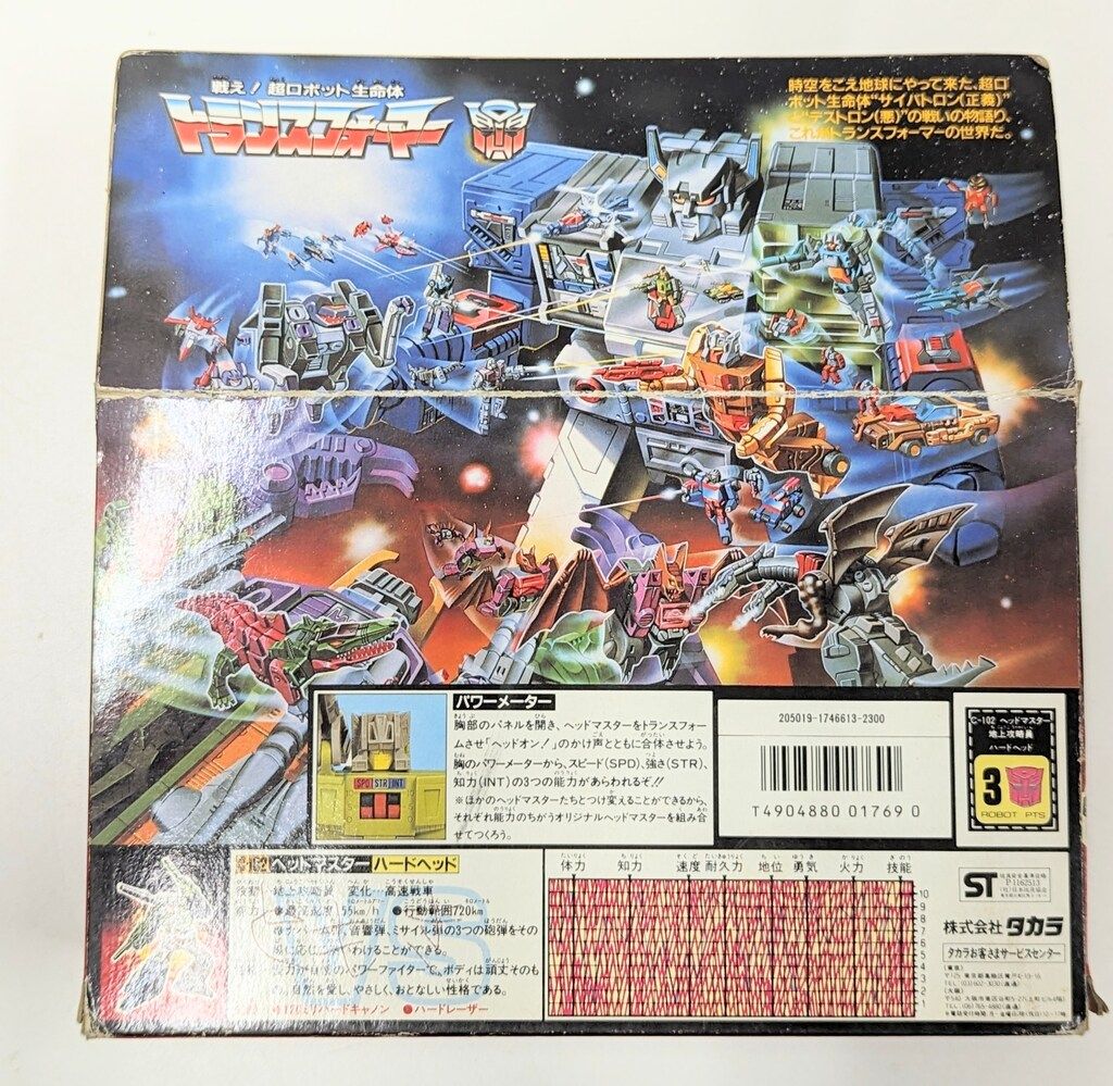 タカラ ザヘッドマスターズ TF ザヘッドマスターズ C102 ハードヘッド C102