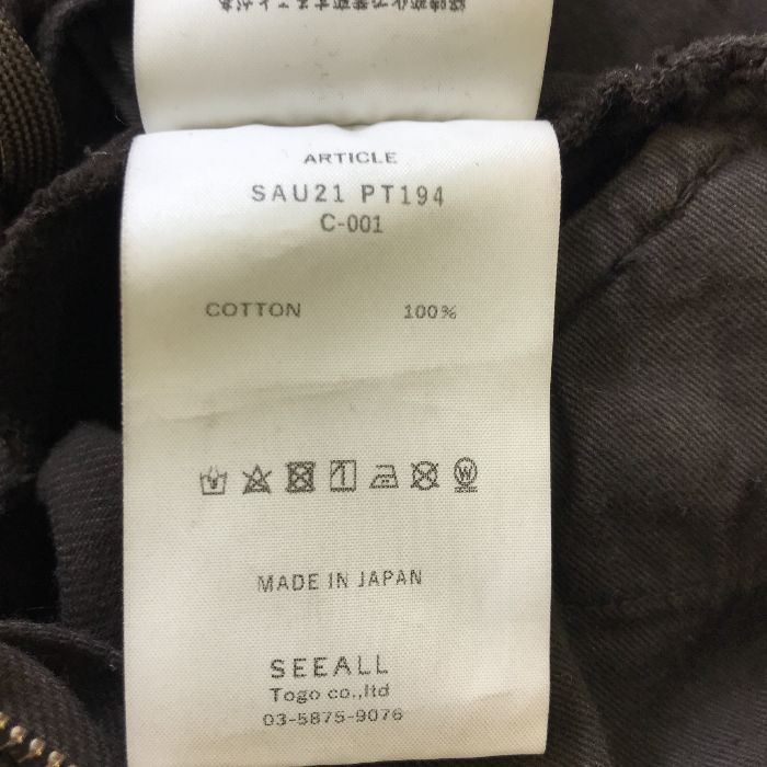 SEEALL シーオール SAU21 PT194 レディース パンツ ブラウン 2(M 