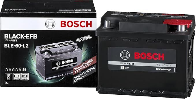 BOSCH ボッシュ 国産車 輸入車バッテリー BLACK-EFB BLE-60-L2 LN2