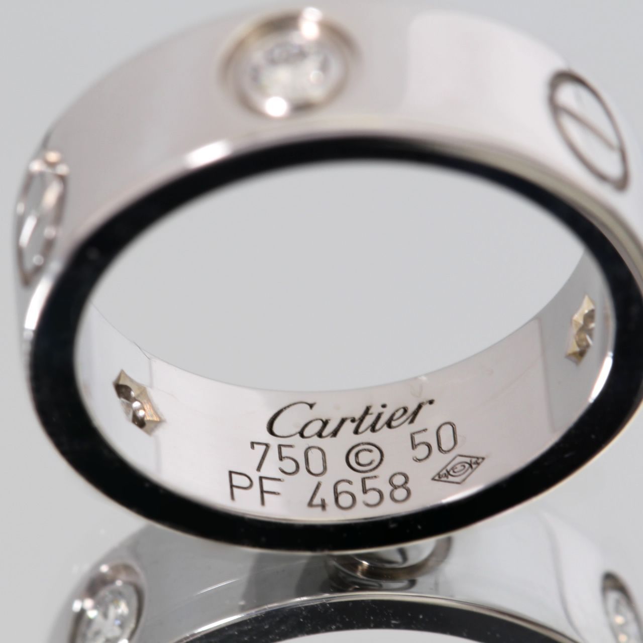カルティエ Cartier ラブウォッチ 750 3P ダイヤ 総g 約28.4g 