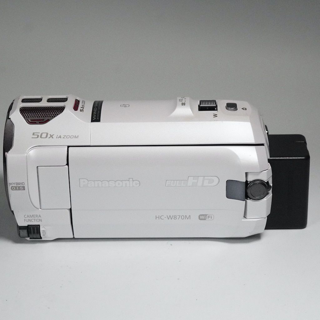 Panasonic HC-W870M ビデオカメラ(ホワイト) Amazon.co.jp: パナソニック HDビデオカメラ W870M ワイプ撮り