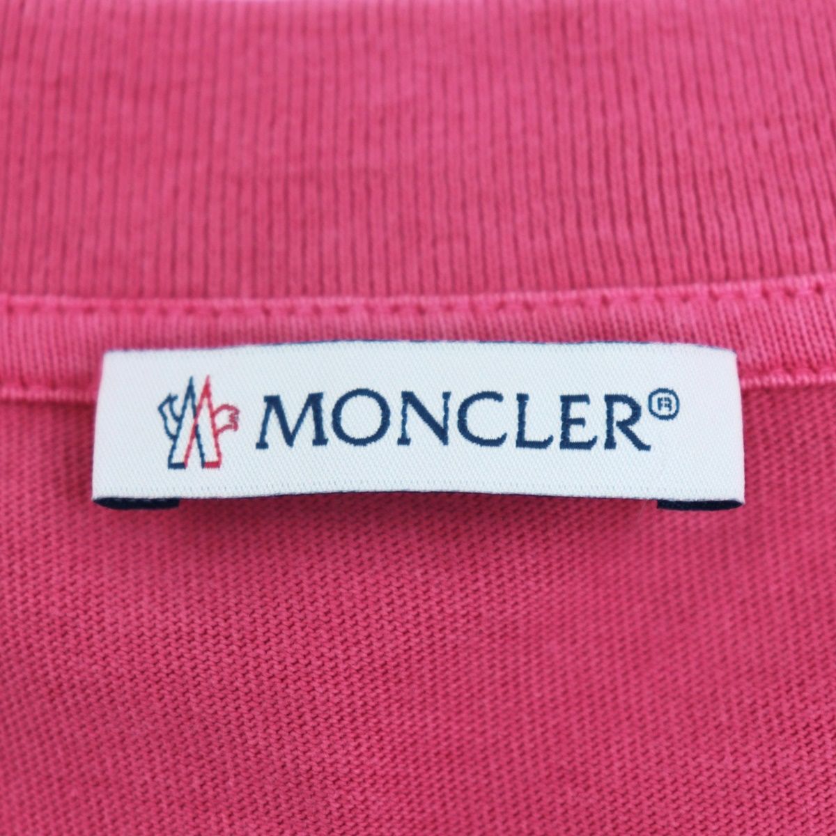 クリアランスSALE】モンクレール 19SS サイド ロゴ刺繍 半袖Ｔシャツ メンズ コットン ピンク XXL MONCLER - メルカリ