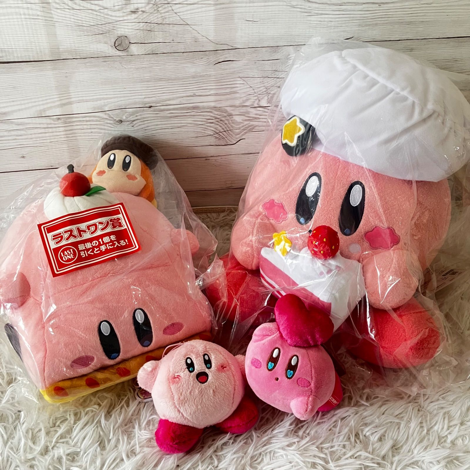 最新 新品未開封タグ付き 星のカービィ 一番くじ ラストワン賞 くるま ぬいぐるみ