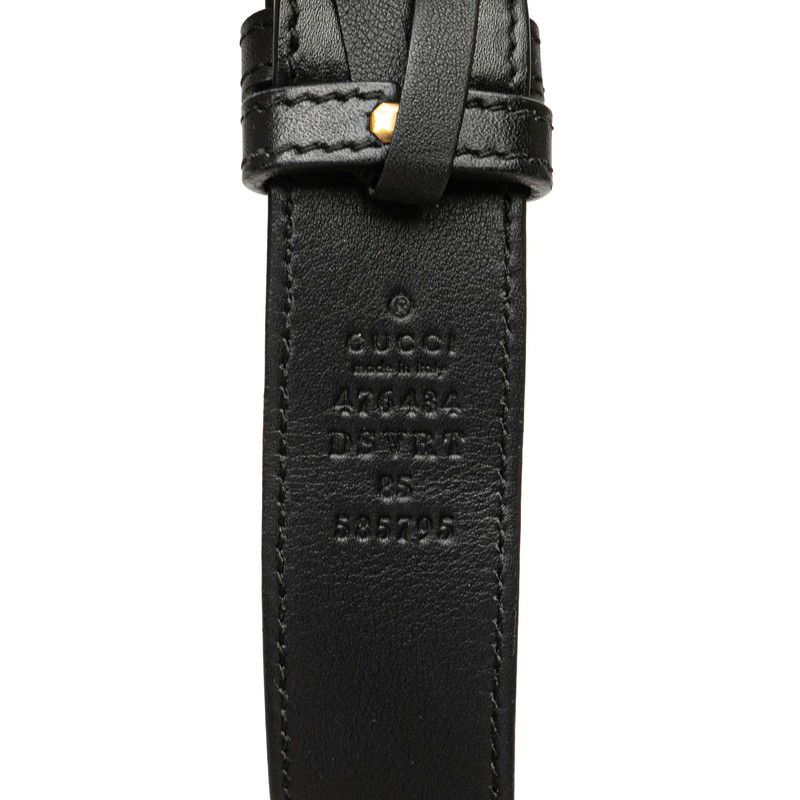 美品✨GUCCI マーモント　ボディバッグ　黒色　ハート　キルティング グッチ GGマーモント キルティング ボディバッグ ウエストバッグ
