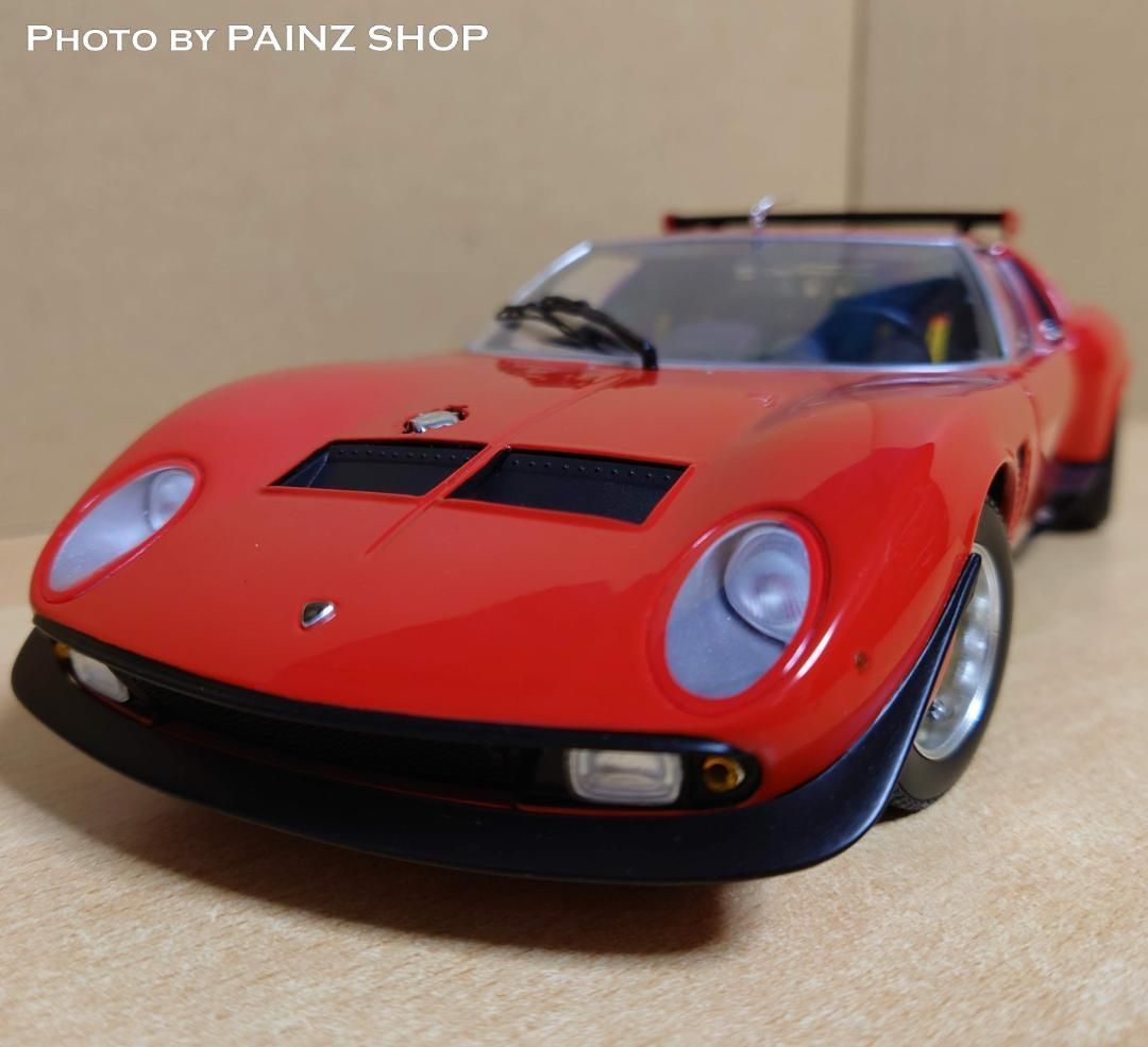 1/18 ランボルギーニ ミウラSVR イオタ レッド 京商オリジナル - メルカリ 