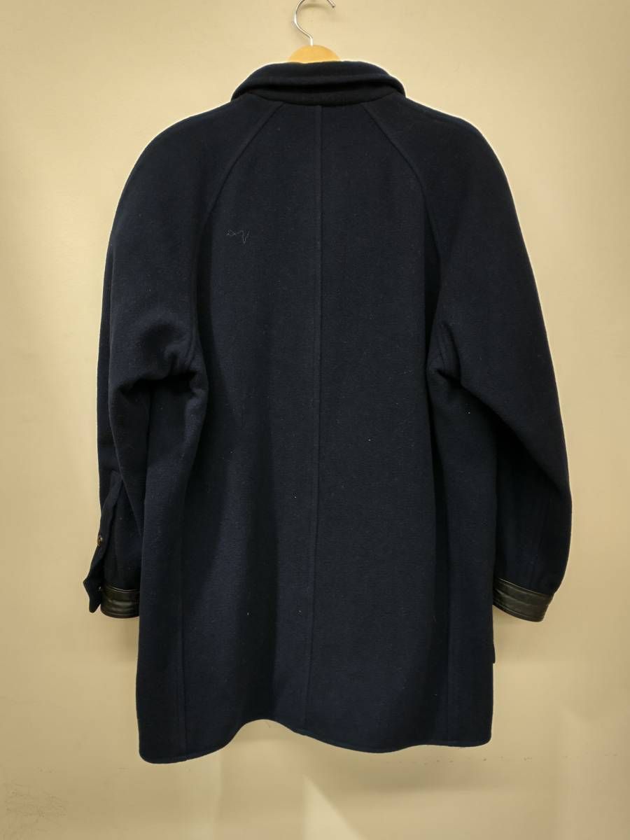Papas パパス ウール コート ジャケット ネイビー 紺 L Papas パパス ウール コート ジャケット ネイビー 紺 L