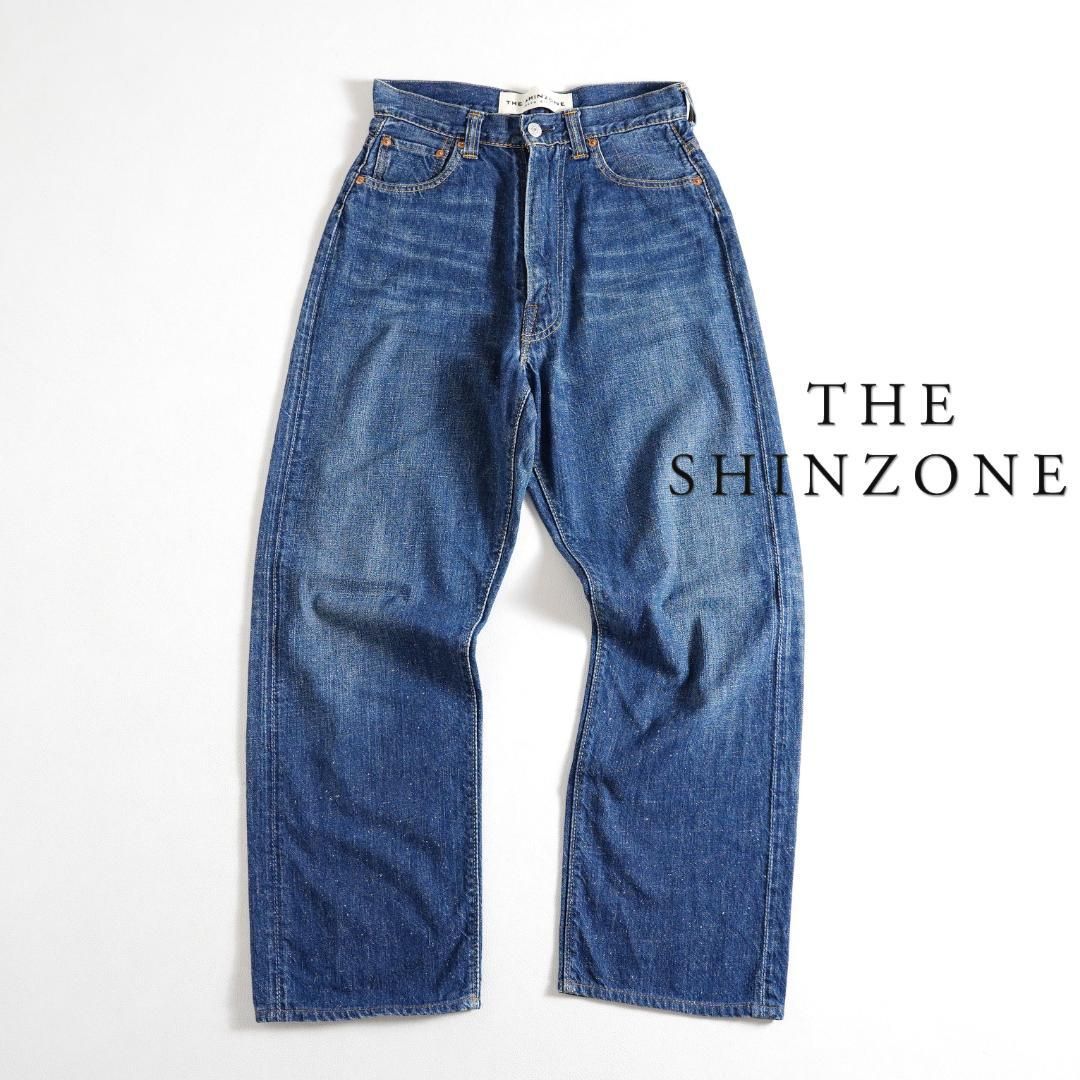 680t* シンゾーン THE SHINZONE ハイウエストデニムパンツ