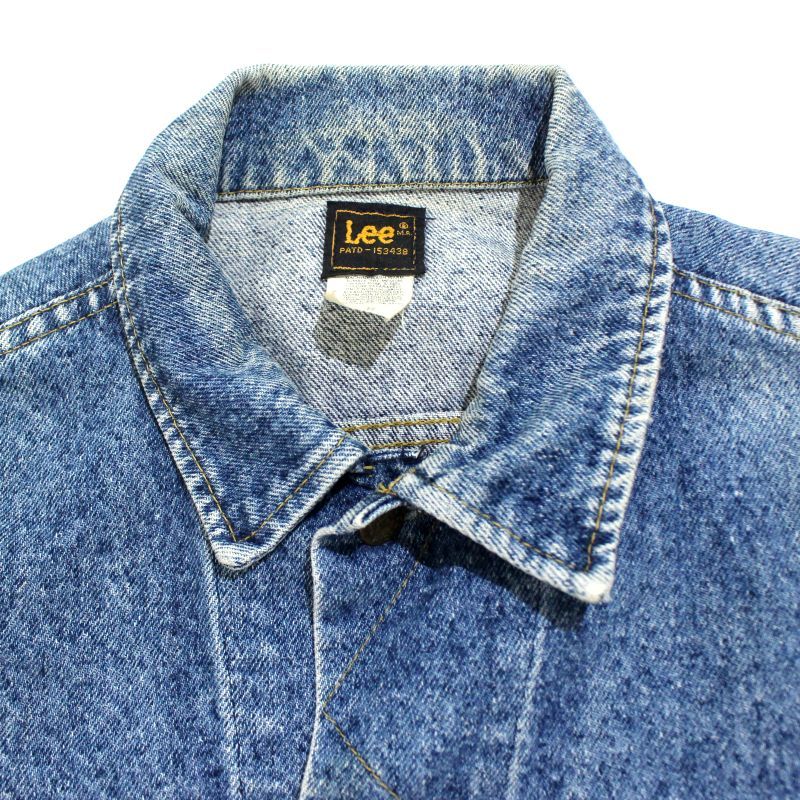Vintage 80s’ Leeデニムジャケット L相当 80年代 USA製 Lee リー デニムジャケット メンズL相当 古着 80s