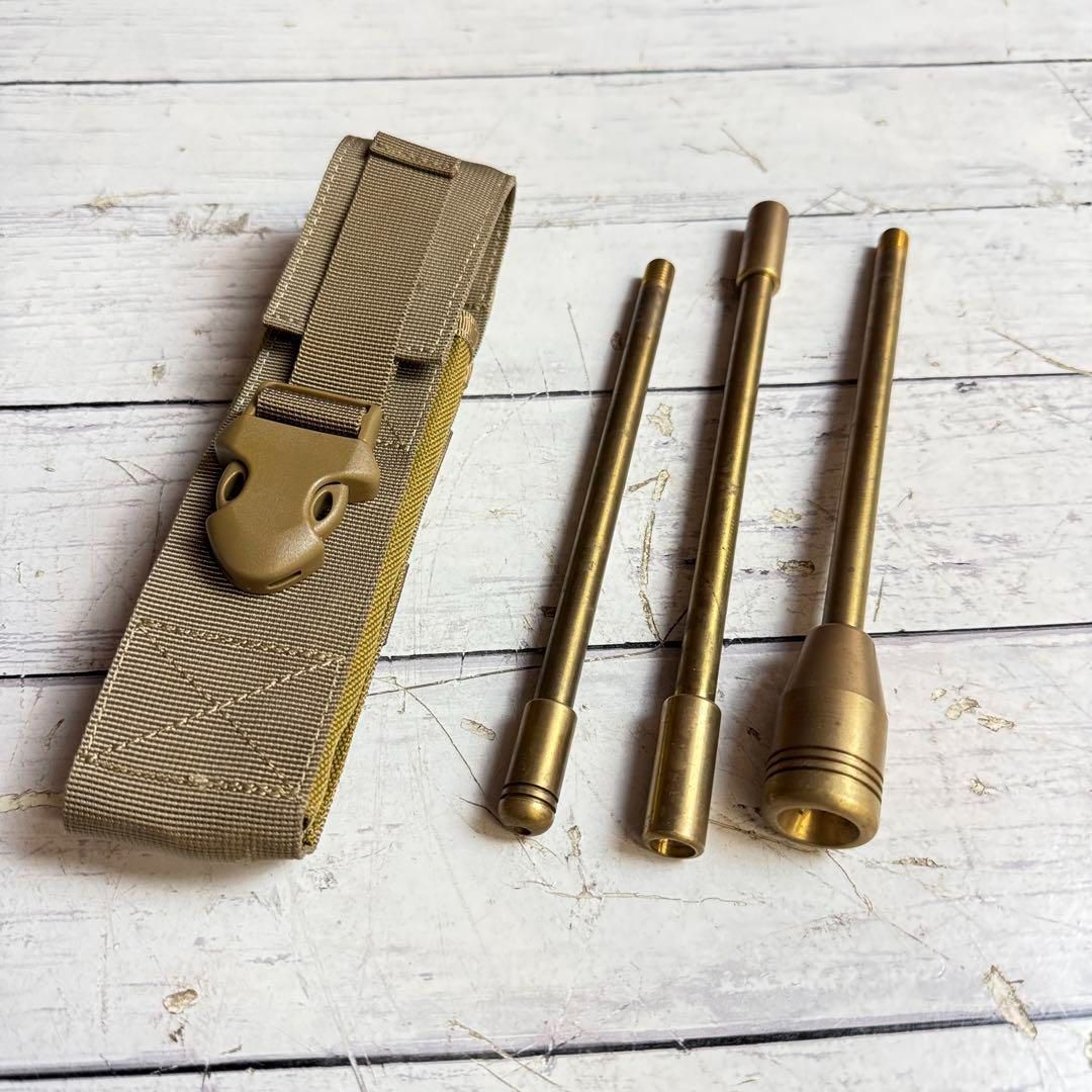 真鍮製、火吹き棒 野良道具製作所】 ALL真鍮製火吹き棒 「野良ブラスター」