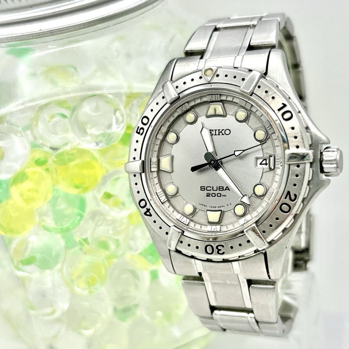 新品電池】 SEIKO セイコー SCUBA スキューバ メンズ 腕時計 ダイバー