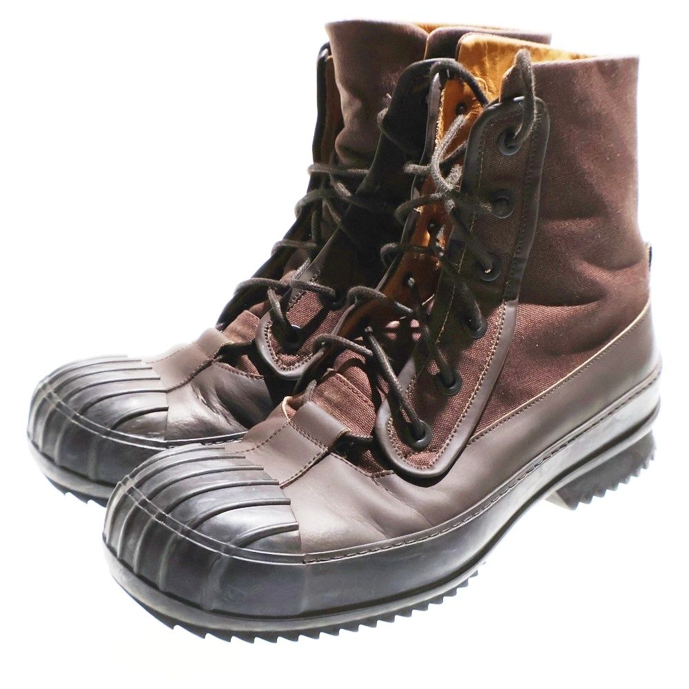 Martin Margiela 22 マルタンマルジェラ 22AW RIDGED-TOE DERBY BOOTS リッジドトゥ ダービー レースアップ ブーツ ブラウン S57WU0240