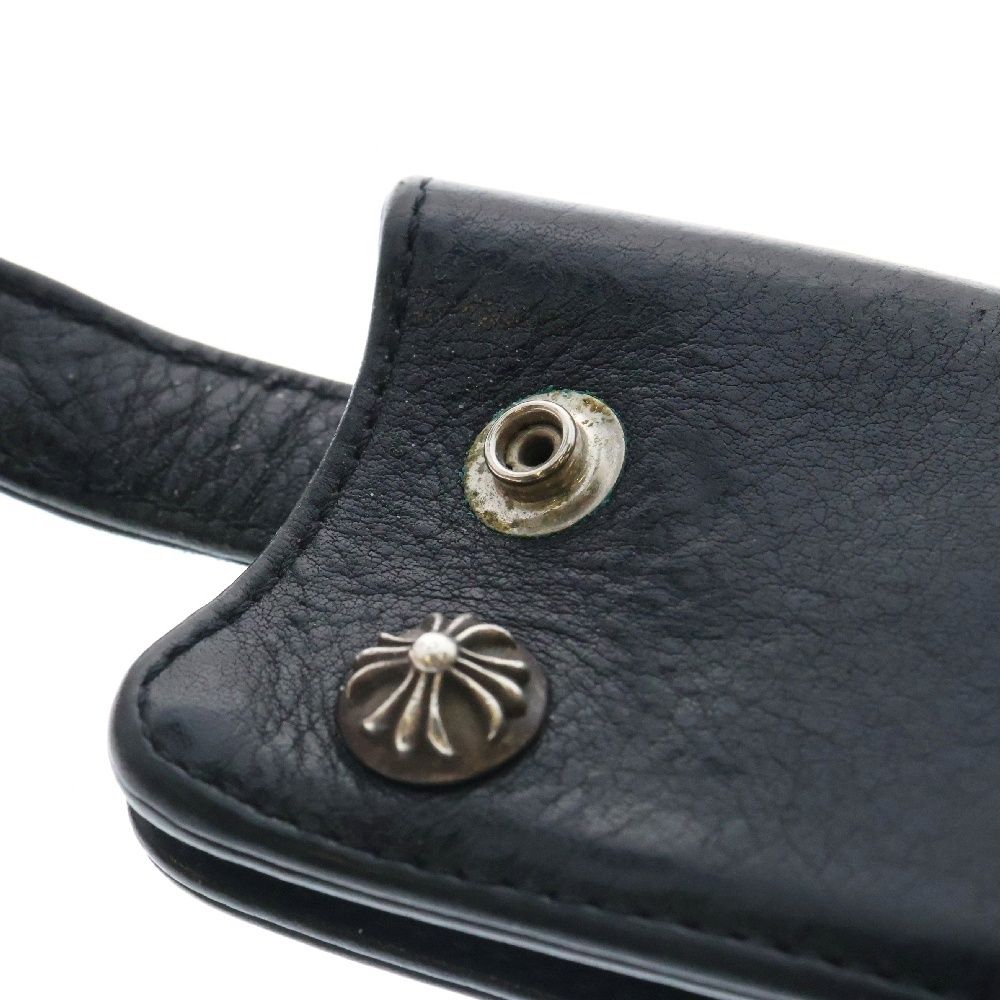 CHROME HEARTS (クロムハーツ) KEY CASE クロスボタン レザーキー