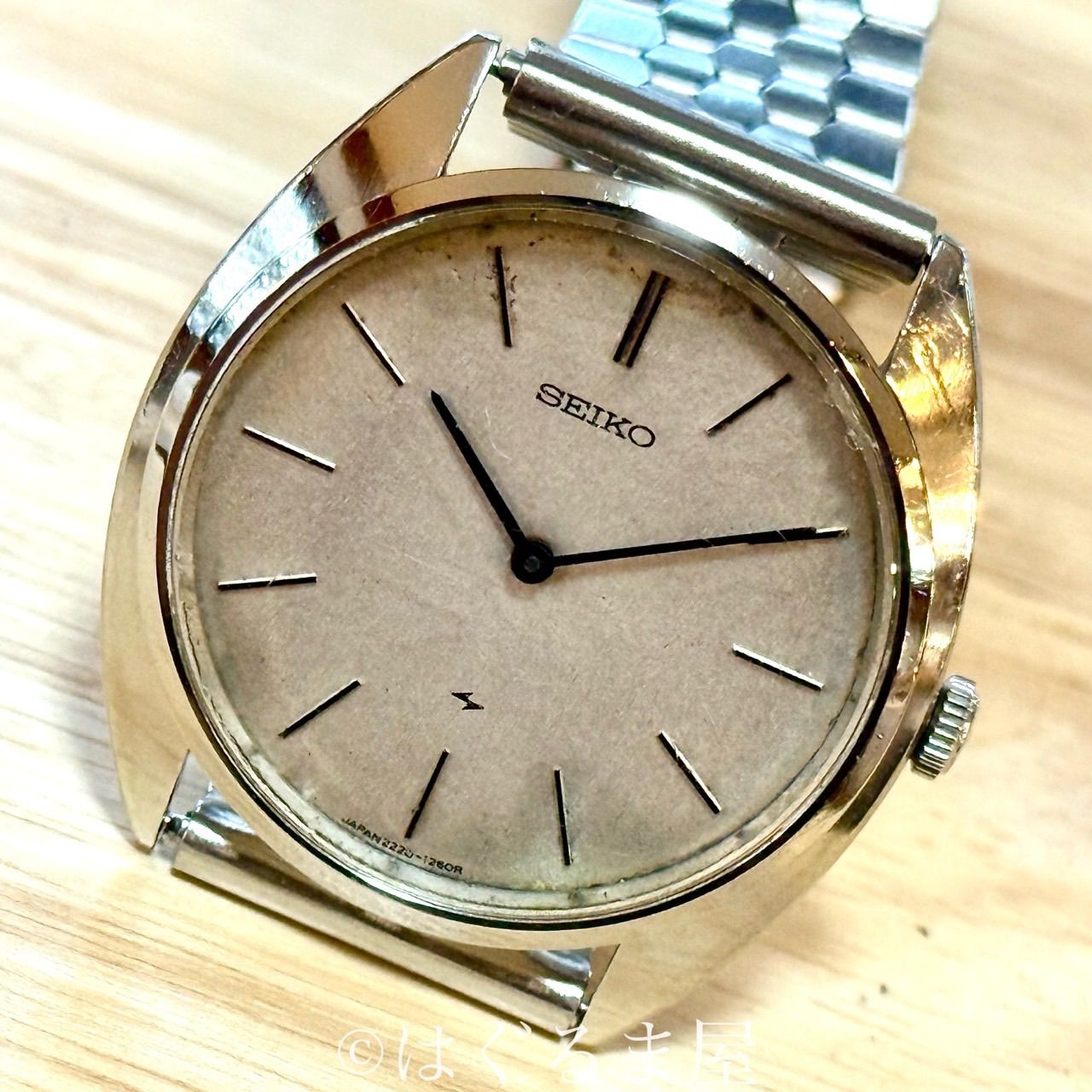 SEIKOシャリオ腕時計手巻き機械式　美品です！ 1974年8月製造 セイコー シャリオ 手巻き メンズウォッチ OH済 - メルカリ