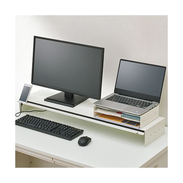 まとめ トヨダプロダクツ ノートPC モニタースタンド W450×D260×H75mm MDS-450 1台 ×3セット