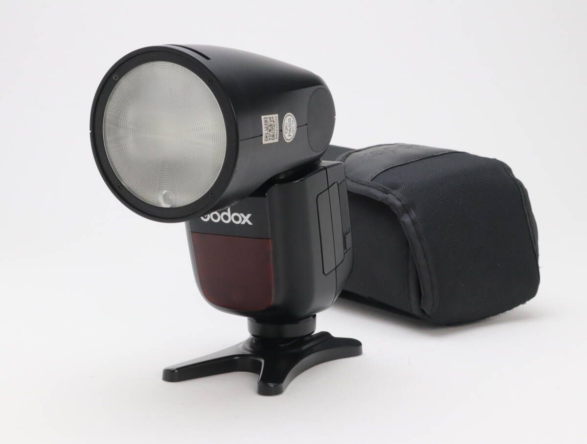 B 並品 Godox ゴドックス V1-S フラッシュ ストロボ SONY用 初期不良返品対応 110-134