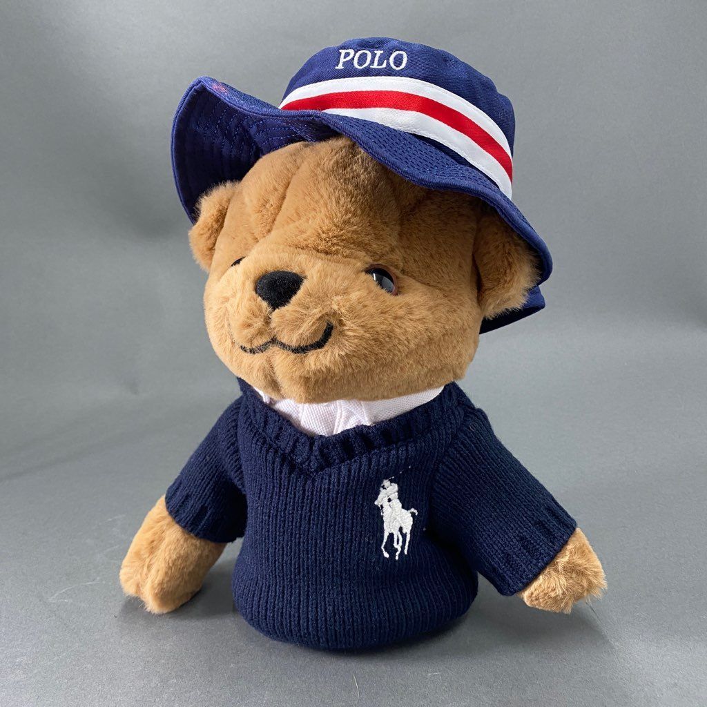 78b10 《美品》 POLO RALPH LAUREN ポロラルフローレン ポロベア ドライバー ヘッドカバー ぬいぐるみ POLO GOLF ゴルフ用品  ネイビー - メルカリ