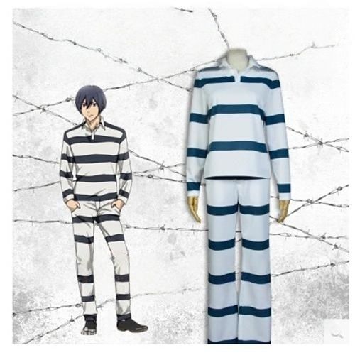 監獄学園プリズンスクール 藤野清志 コスプレ衣装 囚人服 風 コスプレ衣装 演出服 変装 cosplay 仮装 二次会 イベント パーティー