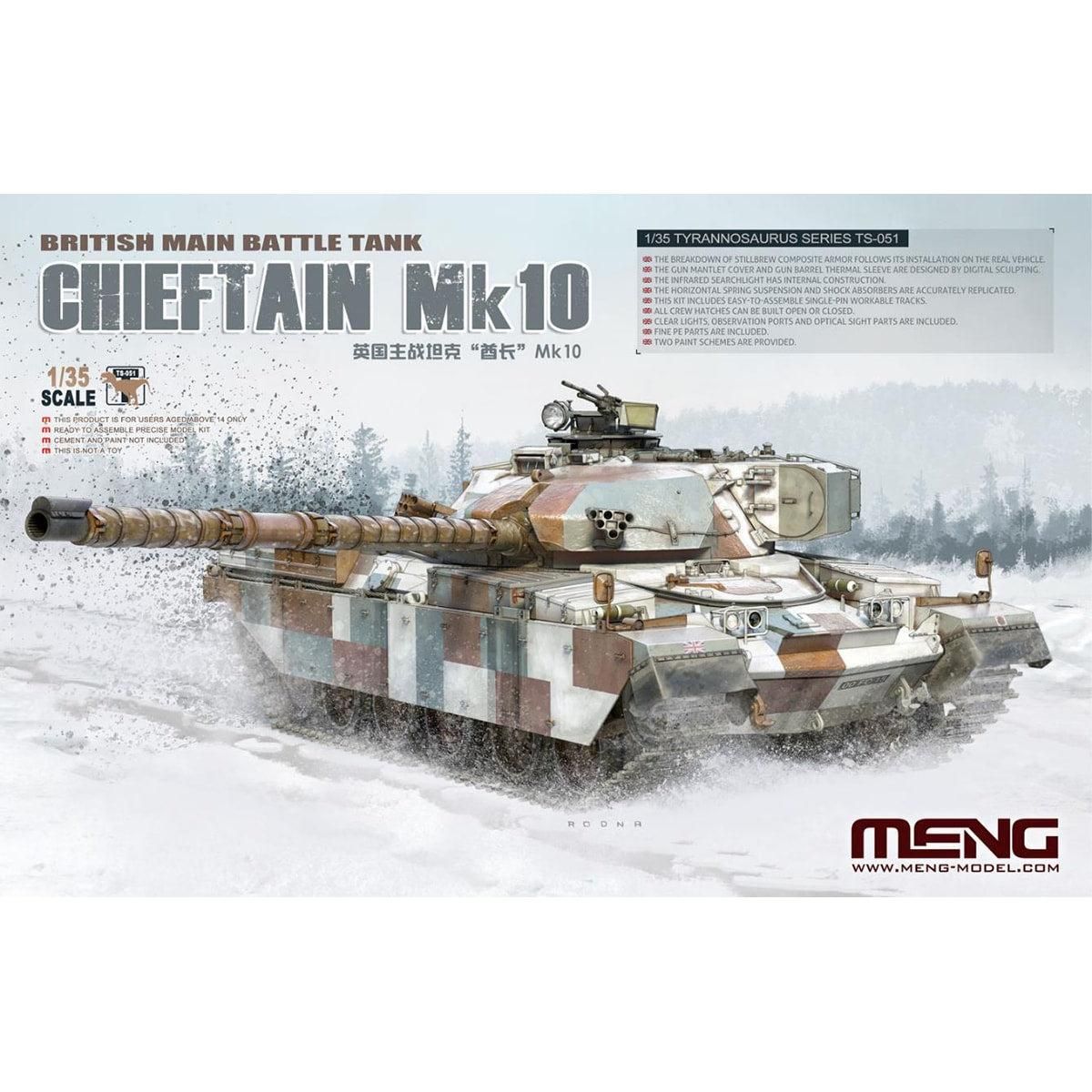 MENG MODEL モンモデル1 35 TS-051 イギリス主力戦車 チーフテン Mk10 スケールモデル ミリタリープラモデル 模型