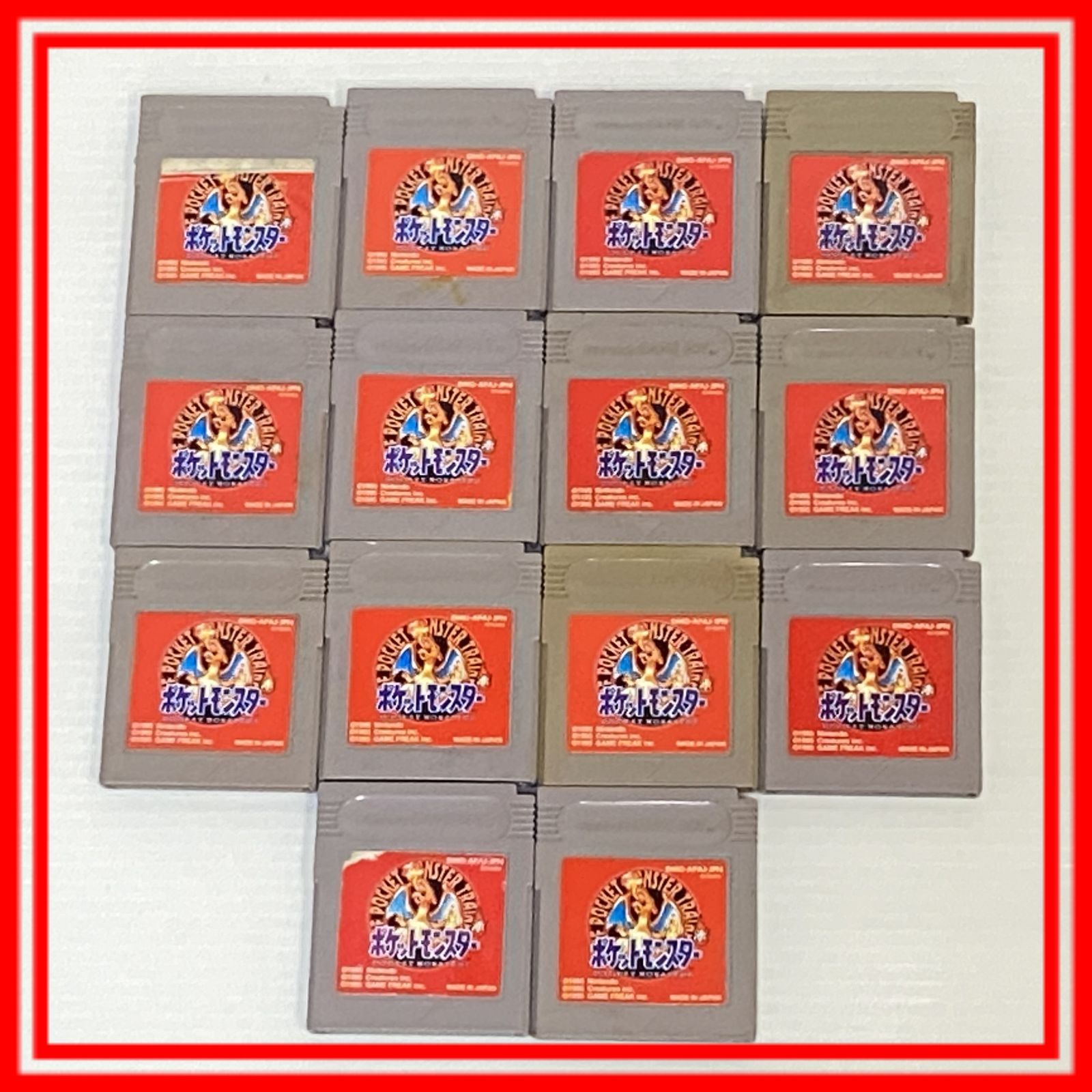 ジャンク品　ポケットモンスター　ゲームボーイソフト　まとめ売り △60 GBソフト ゲームボーイソフト ポケットモンスター