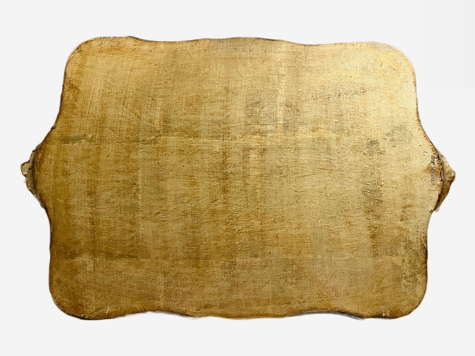 ビンテージ イタリア製 木製 黄金 トレイ トレー 宗教画 大天使 ゴールド ビンテージ イタリア製 木製 黄金 トレイ トレー 宗教画 大天使 ゴールド