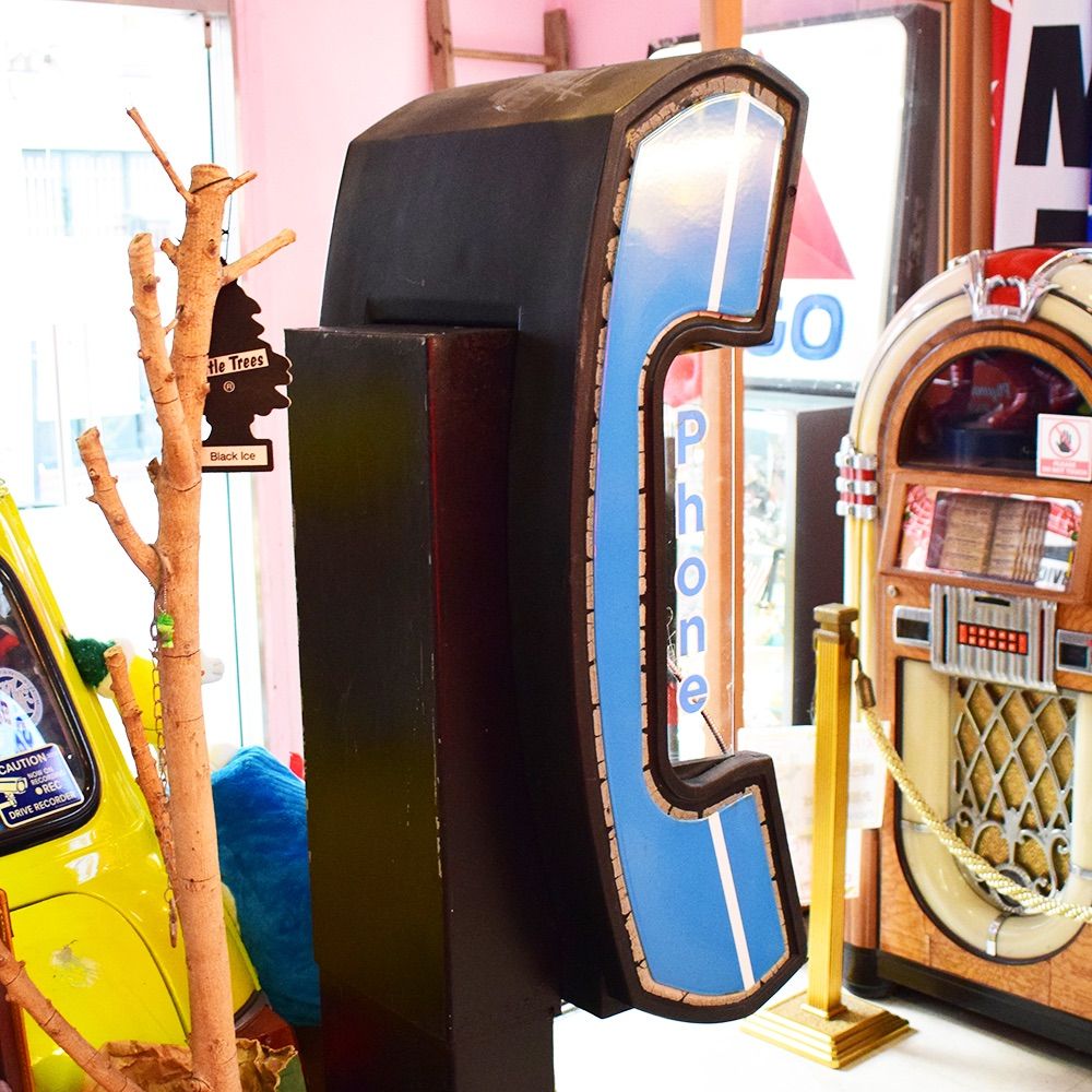US公衆電話 us payphone ガレージ世田谷ベース USA 公衆電話 アメリカン雑貨 インテリア コレクション ガレージ