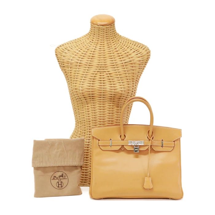エルメス HERMES バーキン35 ヴァッシュ (レザー) SV金具 □C刻印 1999 