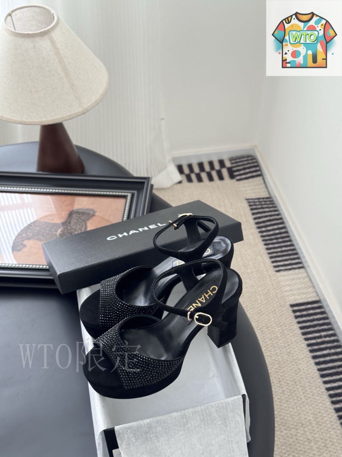 GW♡タイムセール中CHANEL ゴージャスパール装飾 フラットサンダル36 シャネル CHANEL サンダル ミュール フラット ココマーク