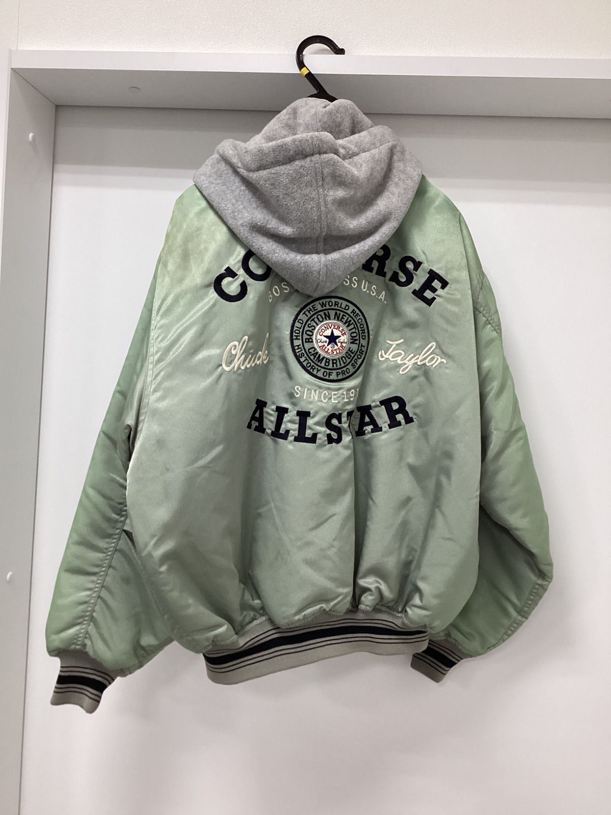 CONVERSE】スタジャン チャックテイラー 全刺繍 MA-1 90s CONVERSE ALL