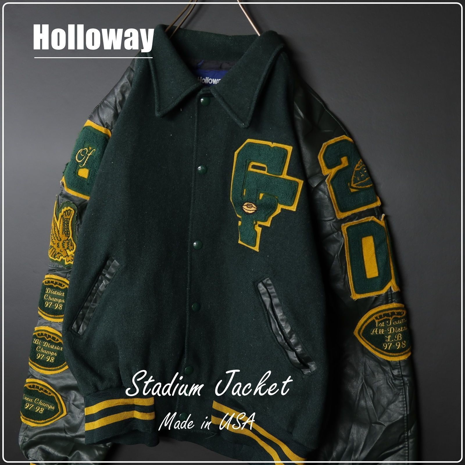 90s Vintage US古着☆Holloway ホロウェイ スタジアムジャケット