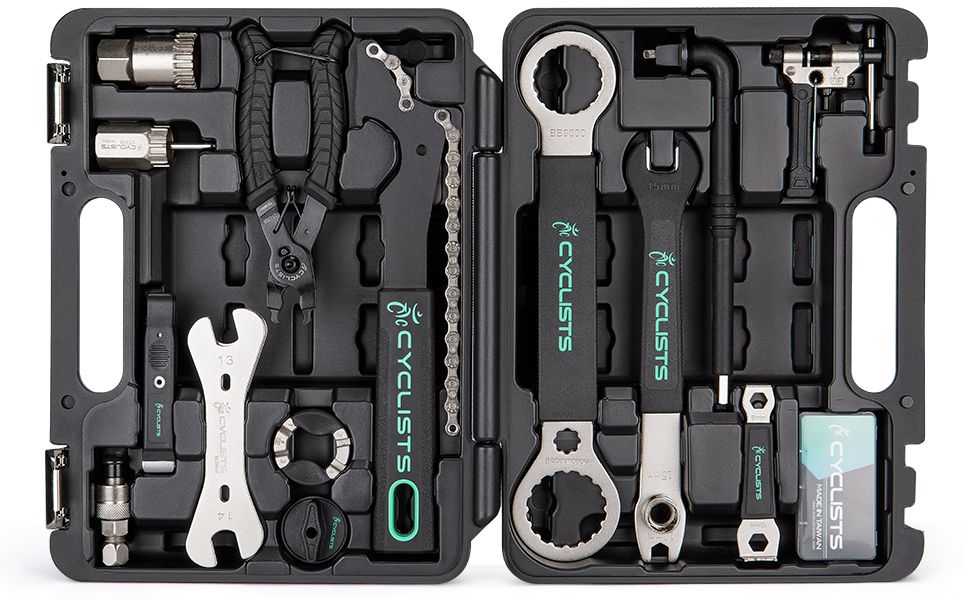 CYCLISTS 自転車 工具セット 23点セット シマノ対応 ツールボックス付き CT-K01