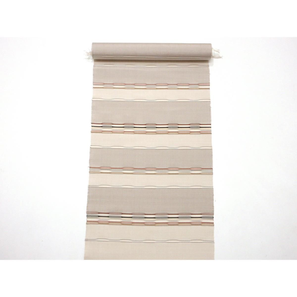 名古屋帯反物 吉野間道 未仕立て品 藤山千春