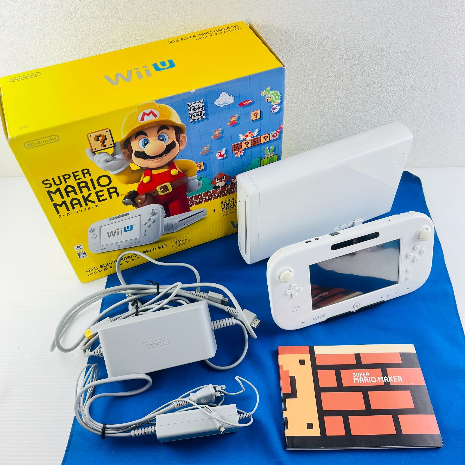 ニンテンドーWii 送料無料 Wii U スーパーマリオメーカー セット 32GB 