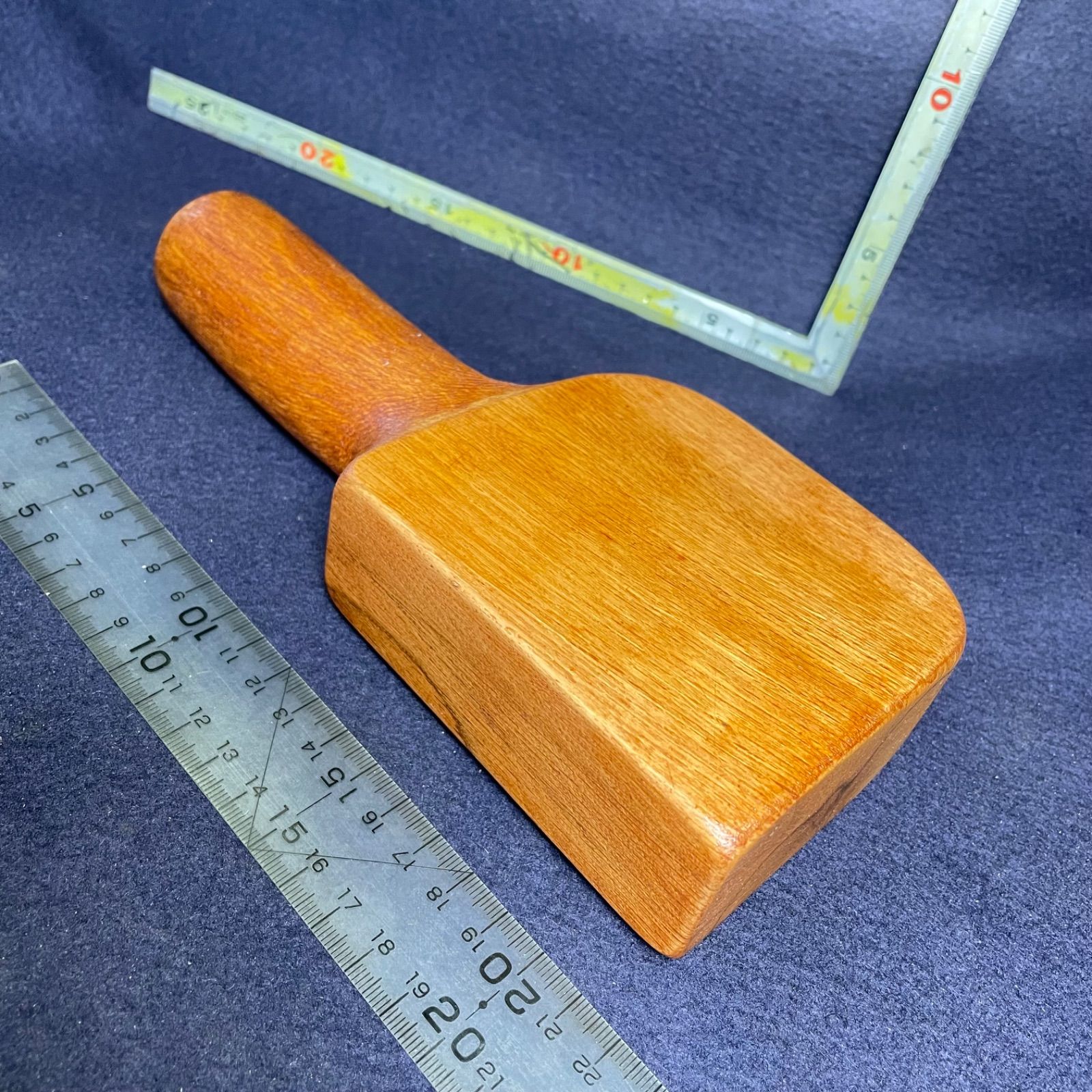 木彫 小さめ木槌(樫•Q372) 372g コーン(トークセン) 乾燥材