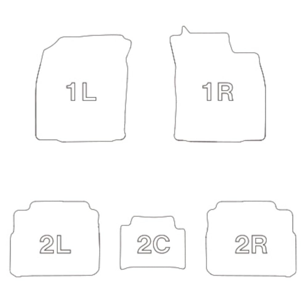 クラッツィオ Clazzio フロアマット 立体タイプ 1台分セット エクストレイル T33 SNT33 R4 2025 8 5人乗 NEWラバータイプ ブラック EN-5626 5EENB5626K