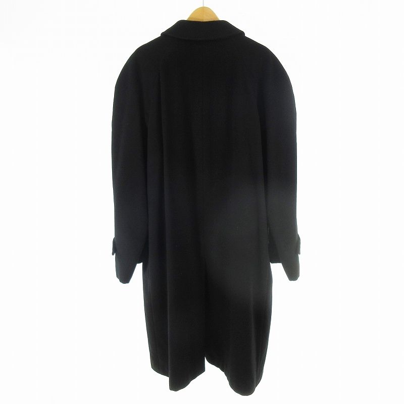 ミラショーン mila schon ステンカラーコート ロング カシミヤ100％ 黒 