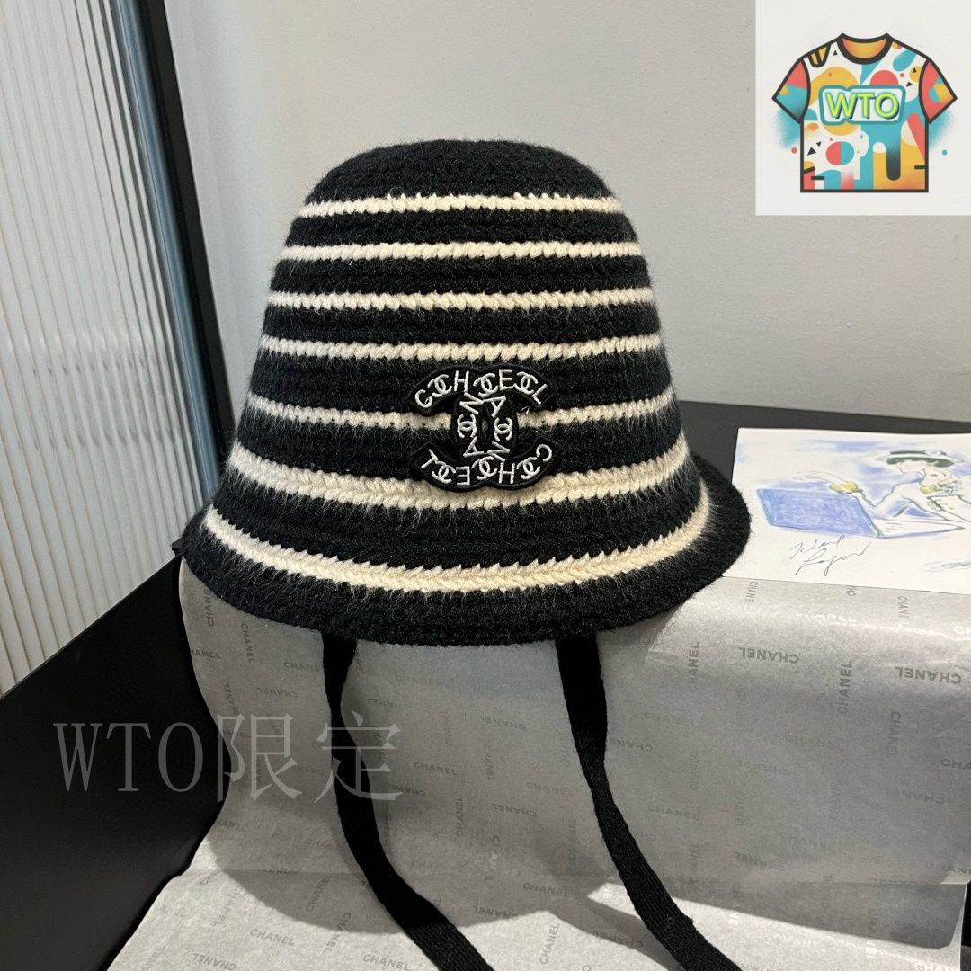 今日WTO】Chanel 新着 編み物 フィッシャーマンハット-AQ81