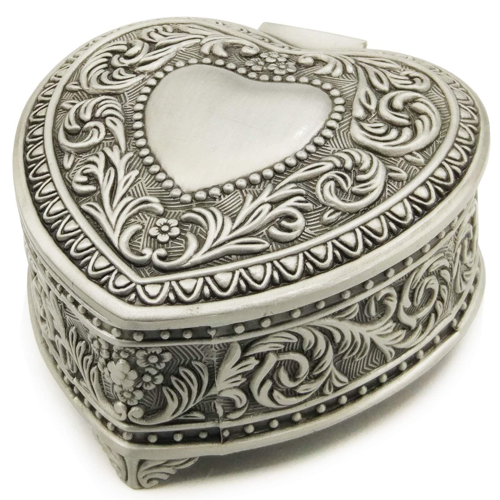 オルゴール 18弁エンボス合金の金属music box 金メッキのムーブメント搭載 心型 曲 My heart will go on