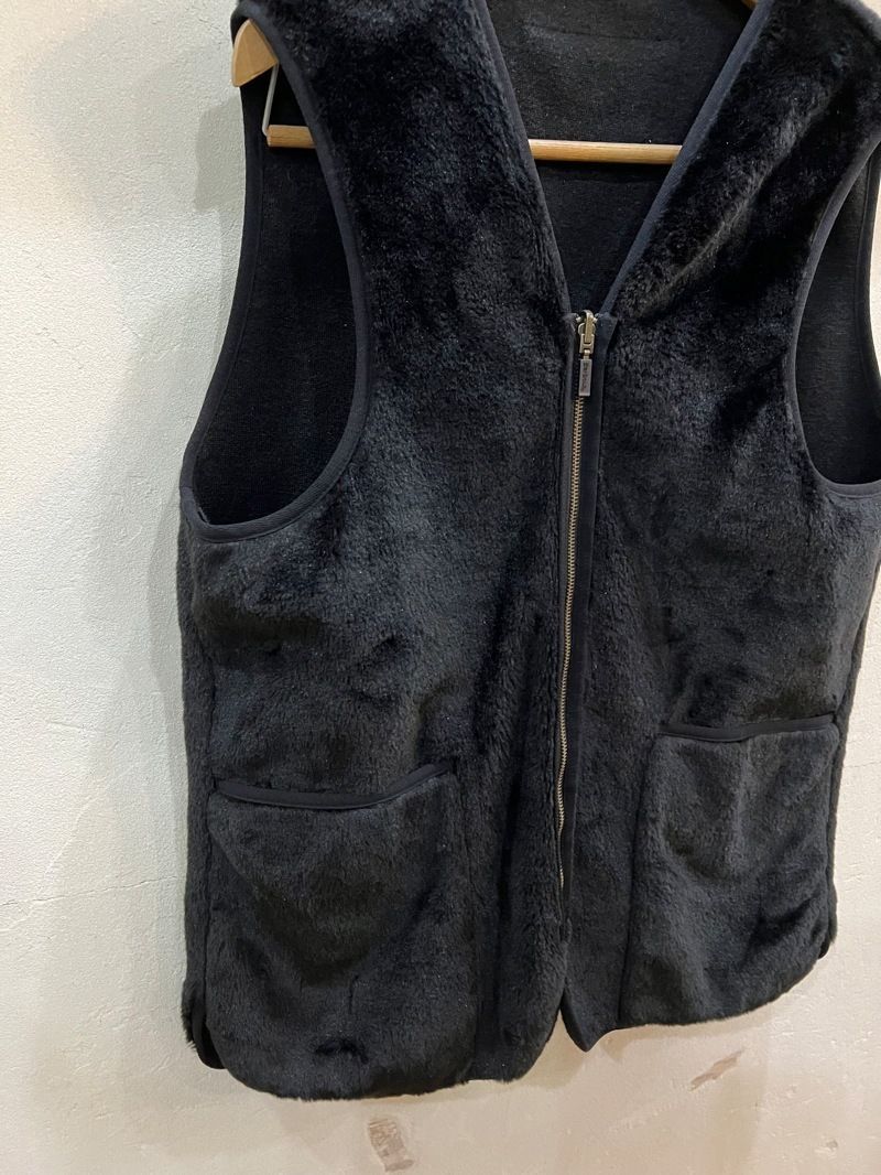 ☆Barbour/バブアー FUR LINER VEST ファー ライナー ベスト ブラック