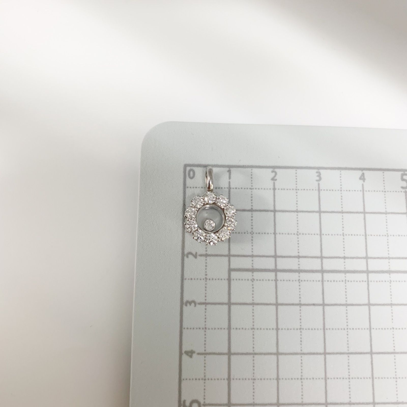  ショパール Chopard ハッピーダイヤモンド ペンダントトップ K 18 WG チャーム アクセサリー